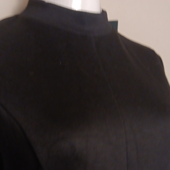 NWT! Black Bell Sleeve Asymmetrical Cocktail Dress - Picture 7 of 13